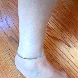 Anklet bracelet sterling silver